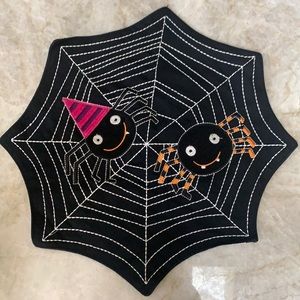 EIGHT Halloween fabric placemat / charger